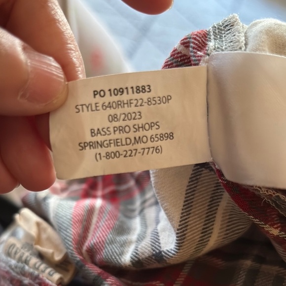 Gently Loved Plaid Lounge Pants by Red Head Brand Co. Unisex - Picture 9 of 9